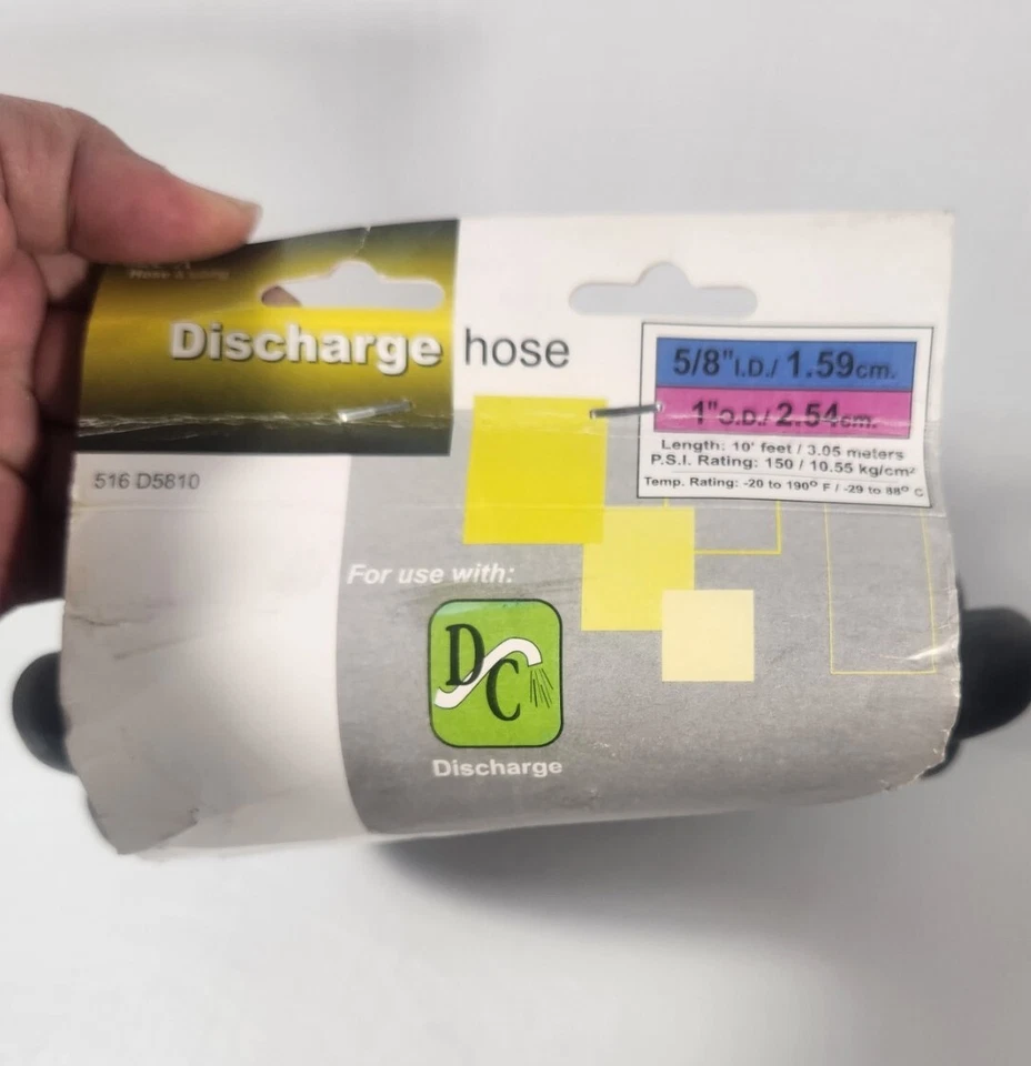 516 D5810 5/8" I.D. Bolsa de manguera de descarga para lavavajillas X 10', de Ldr Industries Foto 2 de 3