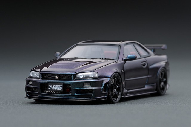 1 43 Hpi 99 Mirage Nismo R34 Gt R Z Tune Midnight Purple Iii For Sale Online Ebay