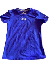 Under Armour Youth Small Unisex Blue Tee