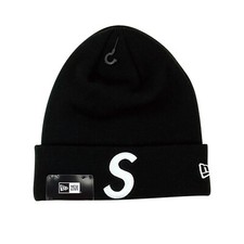 Supreme x New Era FW24 S Logo Beanie Black