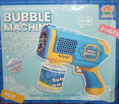 Muakiz Bubble Gun Bubble Machine for Kids 5000+ Bubbles