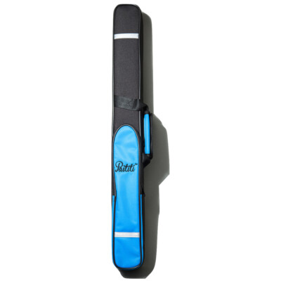 Paititi Brand New  One Piece C Flute Lightweight Case w Handle/Strap Black/Blue