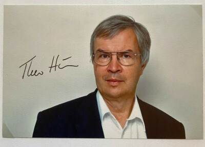 Theodor W. Hänsch - Nobelpreis Physik  2005 - original Autogramm