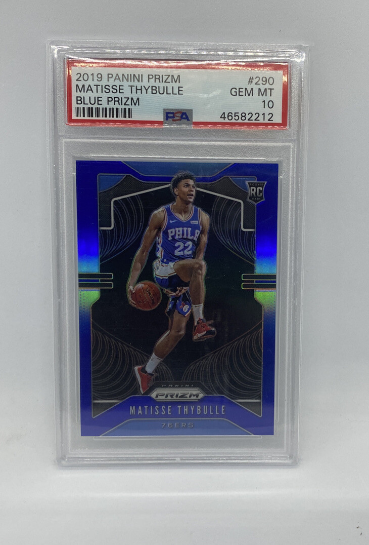 2019-20 Panini Prizm Matisse Thybulle Blue /199 Rookie RC PSA 10 🧀