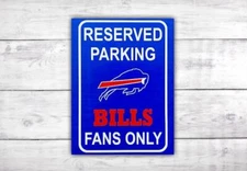 Buffalo Bills Fans Only Sign | Buffalo Bills Bar Sign | Buffalo Bills Decor