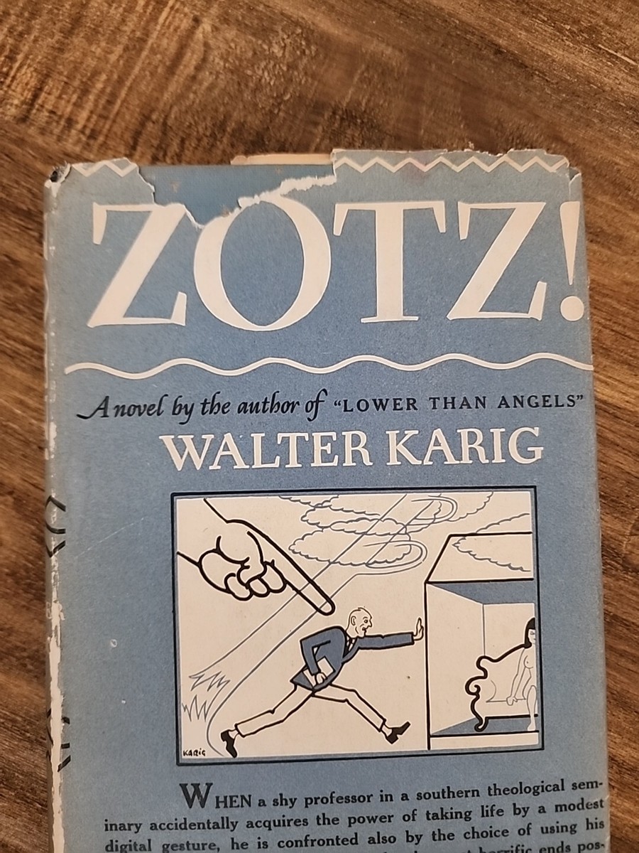 〈MUGARITZ〉ムガリッツ 洋書 Zotz! By Walter Karig - 1947 - Hardcover - Illustrated - Vintage