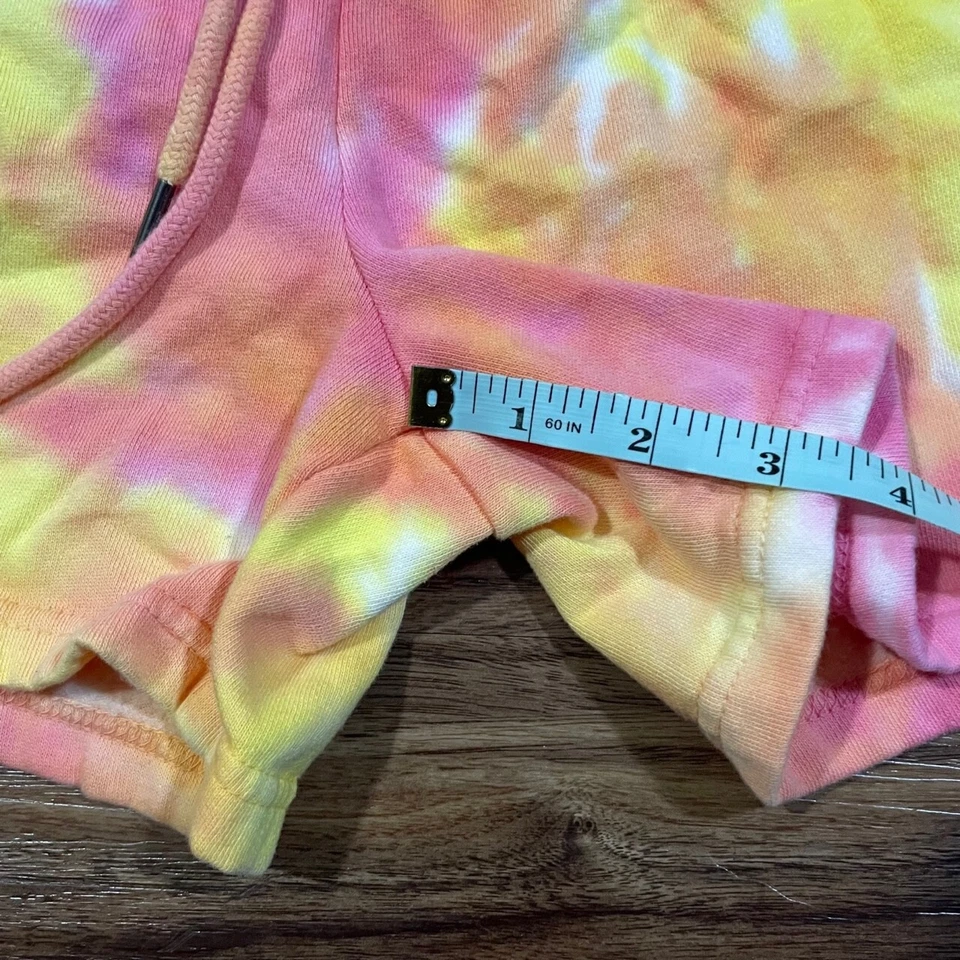 Volcom Truly Stoked Sweat Shorts Drawstring Multi Color Womens S 4/6 MINOR FLAW - Image 4 of 4