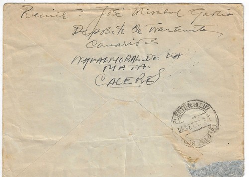 SPAIN "31" COVER "COMANDANCIA MILITAR" SPANISH CIVIL WAR - Picture 2 of 2