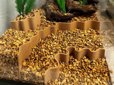 Terrarium Substrate Cliffs Separate Substrate Layers in Aquariums