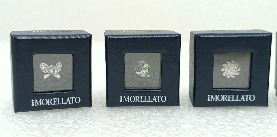 Morellato lotto di 5 charm drops steel charm per ciondolo bracciale in acciaio - Immagine 2 di 4