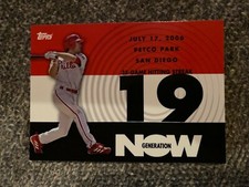 2007 Topps Generation Now Insert #GN69 Phillies Chase Utley Baseball Card