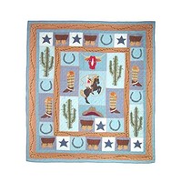 Patch Magic King Cowboy Quilt, 105-inch By 95-inch, New, Free Shipping on sale Patch Magic King Cowboy Quilt, 105-inch By 95-inch, New, Free Shipping on sale
