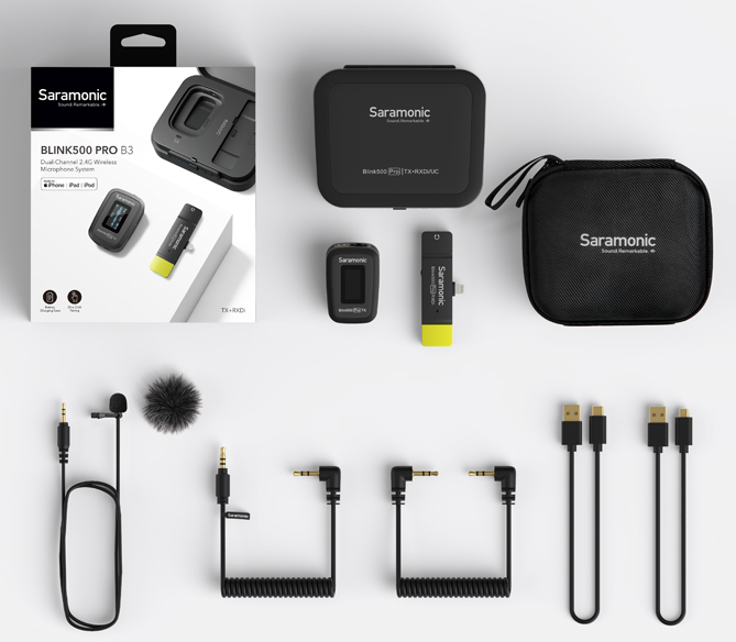 デュアルチャンネル ワイヤレスマイク Blink 500 PRO B3 TX デュアルチャンネル ワイヤレスマイク Blink 500 PRO B3 TX 500