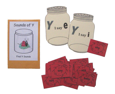 Teacher Made Literacy Center Learning Resource Game Final Y Sounds