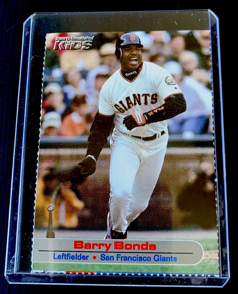 BARRY BONDS RARE 2001 Sports Illustrated SI For Kids Trading Card SF Giants  NM+