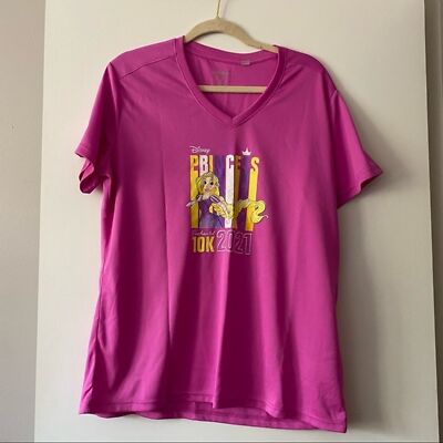 Disney RunDisney 2021 Princess Tangled Rapunzel 5k performance tee