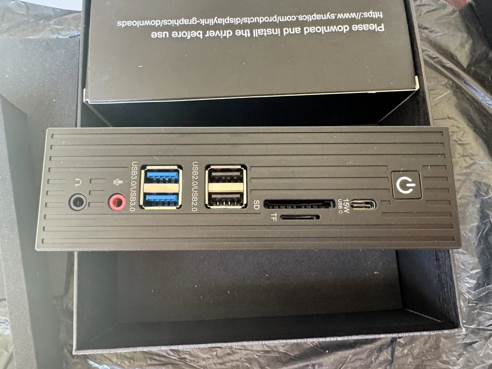 Iviin D6919 100W USB-C docking station triple 4k display 1gbps ethernet 3.5mm 19 - Image 3 of 4
