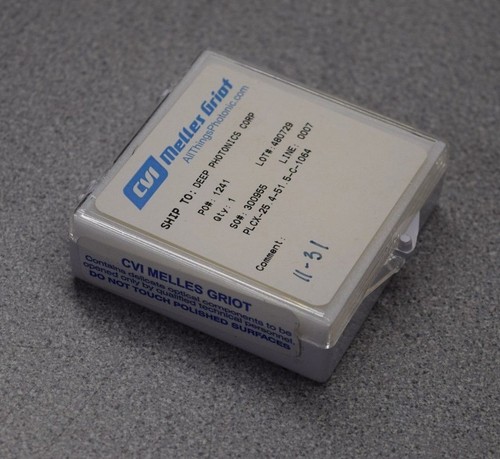 CVI Laser PLCX-25.4-51.5-C-1064 BK7 AR Lens, 1", f=100mm, 1064nm AR - Picture 2 of 2