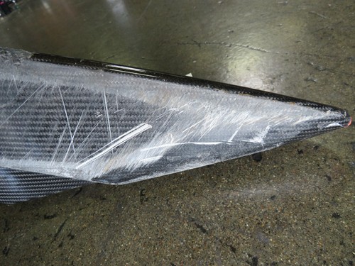 Mclaren 600LT RH, Front Bumper, Lower Section, Carbon Fiber, Used, Dmg,13AB561RP - Picture 9 of 11
