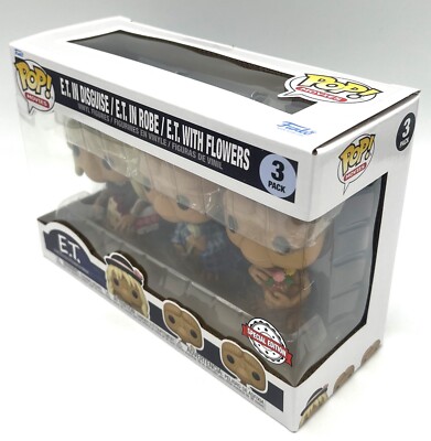 Funko Pop! Movies E.T. 40th Anniversary 3 Pack Special Edition | eBay