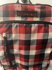Burton Backpack Red/White/Black Checkered Lightweight