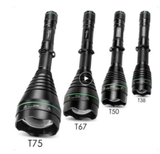 Uniquefire 1508 IR 940NM 850NM Infrared LED Night Vision Zoomable Flashlight