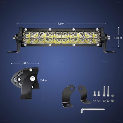 7inch Plug Play LED Headlight Bar Fit HONDA TRX450R 300EX 400EX