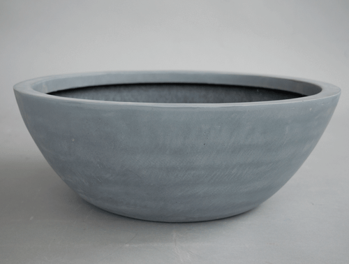 Elegant Einrichten | Pflanzkübel | Fiberglas | rund | D34xH12cm | grau. - Bild 3 von 9