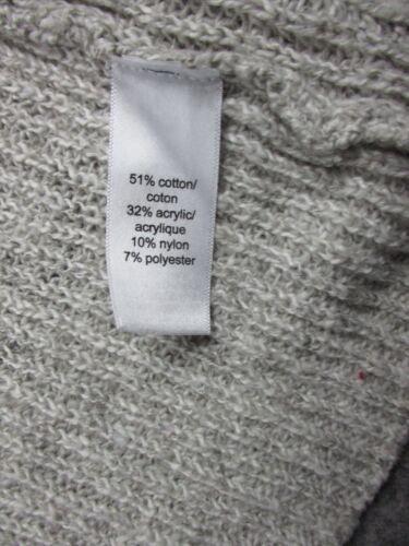 Maurices Cardigan Women Small Gray Chevron Colorblock Open Front Duster Sweater - Picture 5 of 13