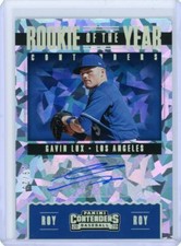 2020 Panini Contenders Rookie of the Year Cracked Ice Auto #ROY-GL Gavin Lux