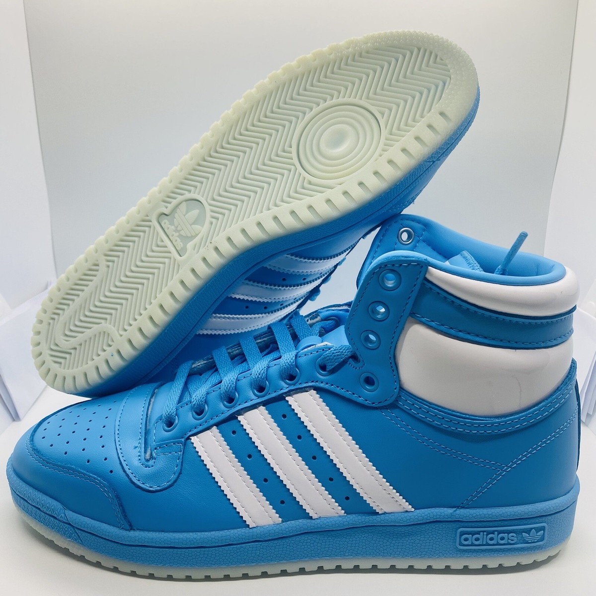 Adidas Originals Top Ten Hi Sky Rush Blue Sneaeker Shoes Mens Size