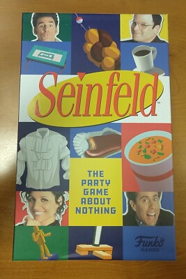FUNKO GAMES: Seinfeld - The Party Game About Nothing 2-8 Players Ages 14+ 5A