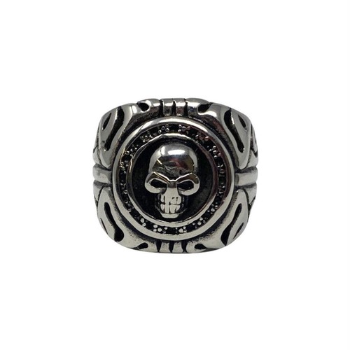 Stussy/ring/l/stainless/blk/skull - Gem Stussy/ring/l/stainless/blk/skull - Gem