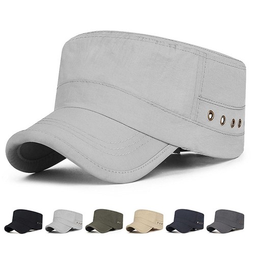 Casquette Festival Bumbershoot - Style Militaire Marron - Plateau Plat Pointu - Occasion Bon état