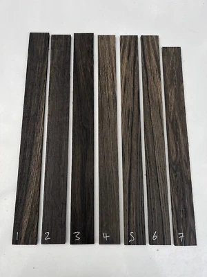 FEEL GOOD WOOD ANCIENT BOG OAK ukulele banjo fingerboard / fretboard 235-600mm