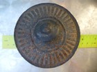 Antique Hand Forged~RUSTIC BLK*LiD Cover ONLY*3 3/4"ID~from 2Qt Gooseneck Kettle — photo 5