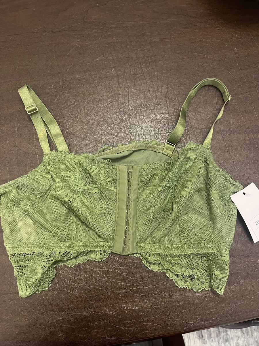 Target Auden Green Corset Bra Medium