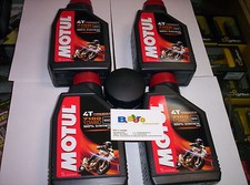 4 LT KIT TAGLIANDO FILTRO OLIO MOTUL 7100 10W60 HONDA 1100 VT SHADOW AERO SABRE