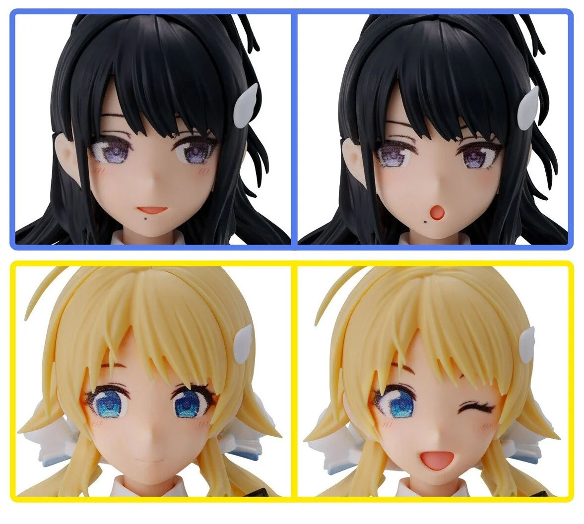 チ*子様 ◆極美品・和物・mods【THE HAIR SINGS MAXIMUM 30MS iDOLMASTER HAIR STYLE & FACE PARTS SET (HIOKI KAZANO/MEGURU
