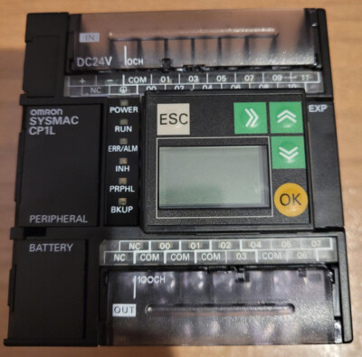 SPS Omron Sysmac CP1L-L20DR-D mit Display/Eingabe CP1W-DAM01