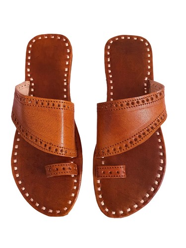Mens shoes ethnic leather slippers 