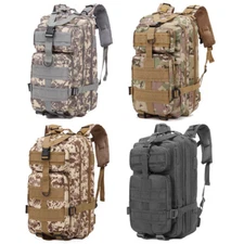 NEW Mens Backpack Military Bag Tactical Backpack Molle Travel Hiking Outdoor US