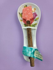 The Pioneer Woman Spoon Rest & Spatula Blooming Bouquet Set - NWT