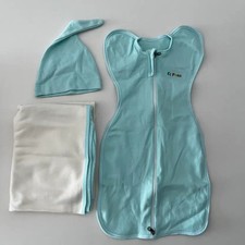 Baby Nap Sleep Wrap Swaddle Cap Set