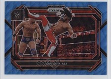2023 Panini Prizm WWE Blue Wave Prizm Mustafa Ali #7 10ou