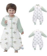 Baby Sleeping Bag Baby Sleep Sack Split Leg with Removable Sleeves, Size Large