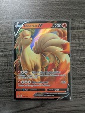 Ninetales V 026/192 Ultra Rare Holo SWSH02: Rebel Clash Pokemon TCG LP