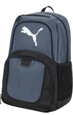 PUMA Blue/Black Solid Backpack Zip, Adjustable & Padded Straps, Pockets