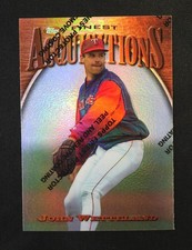 1997 TOPPS Finest w Coating JOHN WETTLAND REFRACTOR Baseball Card #222