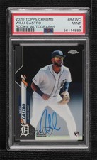 2020 Topps Chrome Rookie Willi Castro #RA-WC PSA 9 MINT Auto 10c6